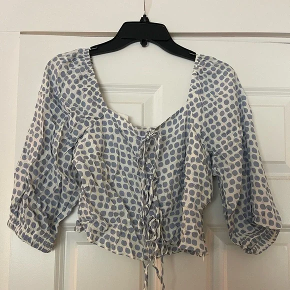Lucy Paris Puff-Sleeve Top - Picture 2 of 3